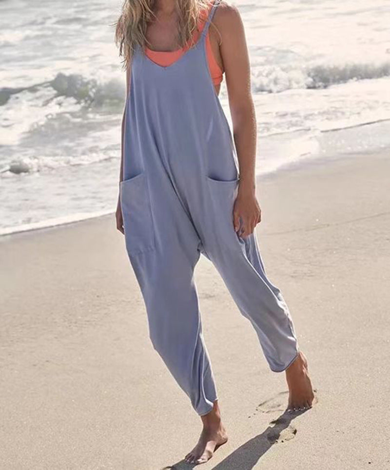 Casual Trousers Jumpsuit 