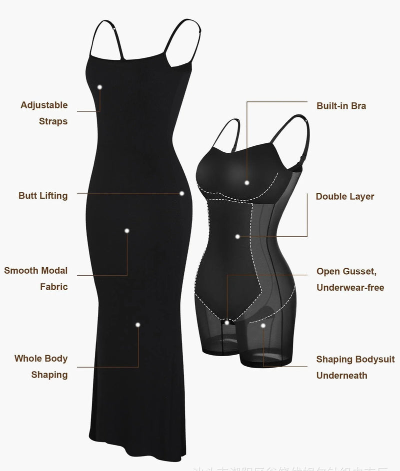 Shapewear Slip Dress