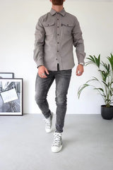 Men's Woolen Shirt, New Fashion Woolen Tops Shirt